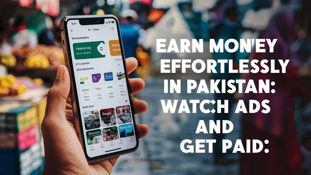 How to Earn Money By Watching Ads in Pakistan