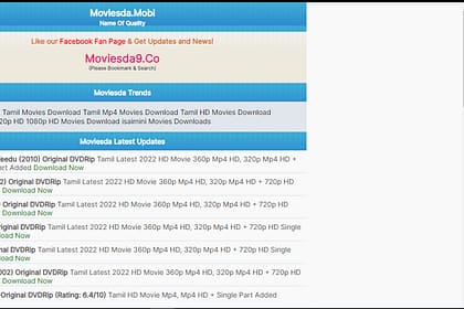 Moviesda For download latest tamil movies